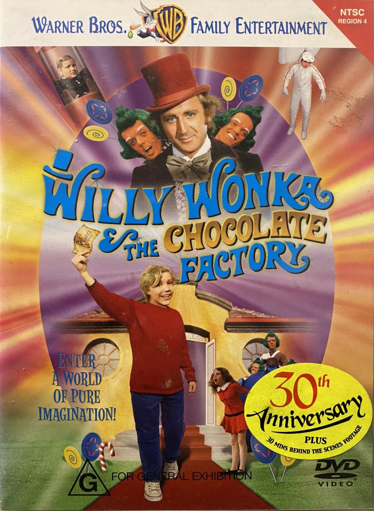 Willy Wonka and the Chocolate Factory video cover – Roald Dahl Fans